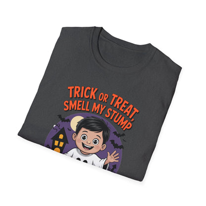 Amputee Humor, Limb Loss Awareness Tee,   Trick Or Treat Smell My Stump V3