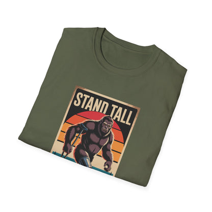 Amputee Humor, Limb Loss Awareness Tee,   Bigfoot Stand Tall V2