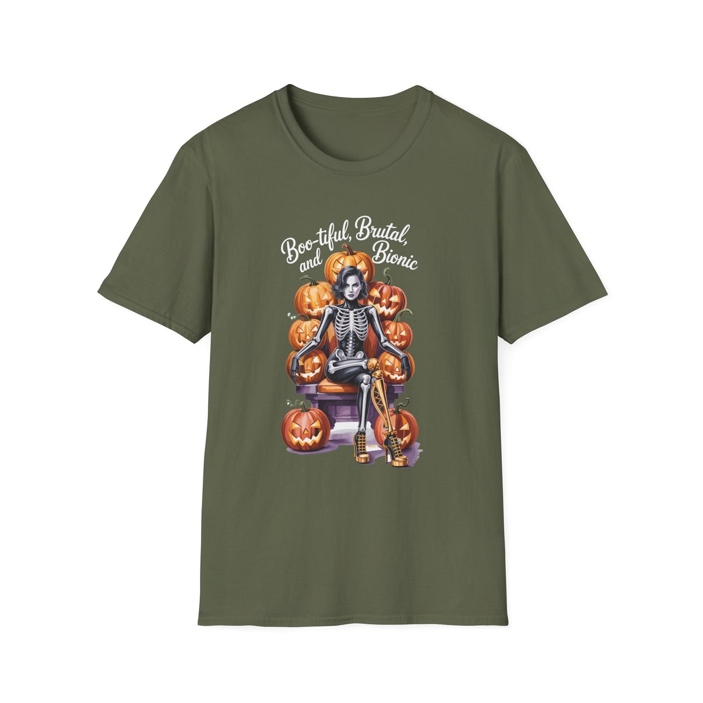Amputee Humor, Limb Loss Awareness Tee,   Bootiful Brutal Bionic V2b
