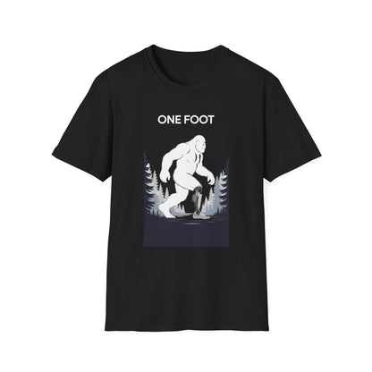 Amputee Humor, Limb Loss Awareness Tee,   One Foot V3b