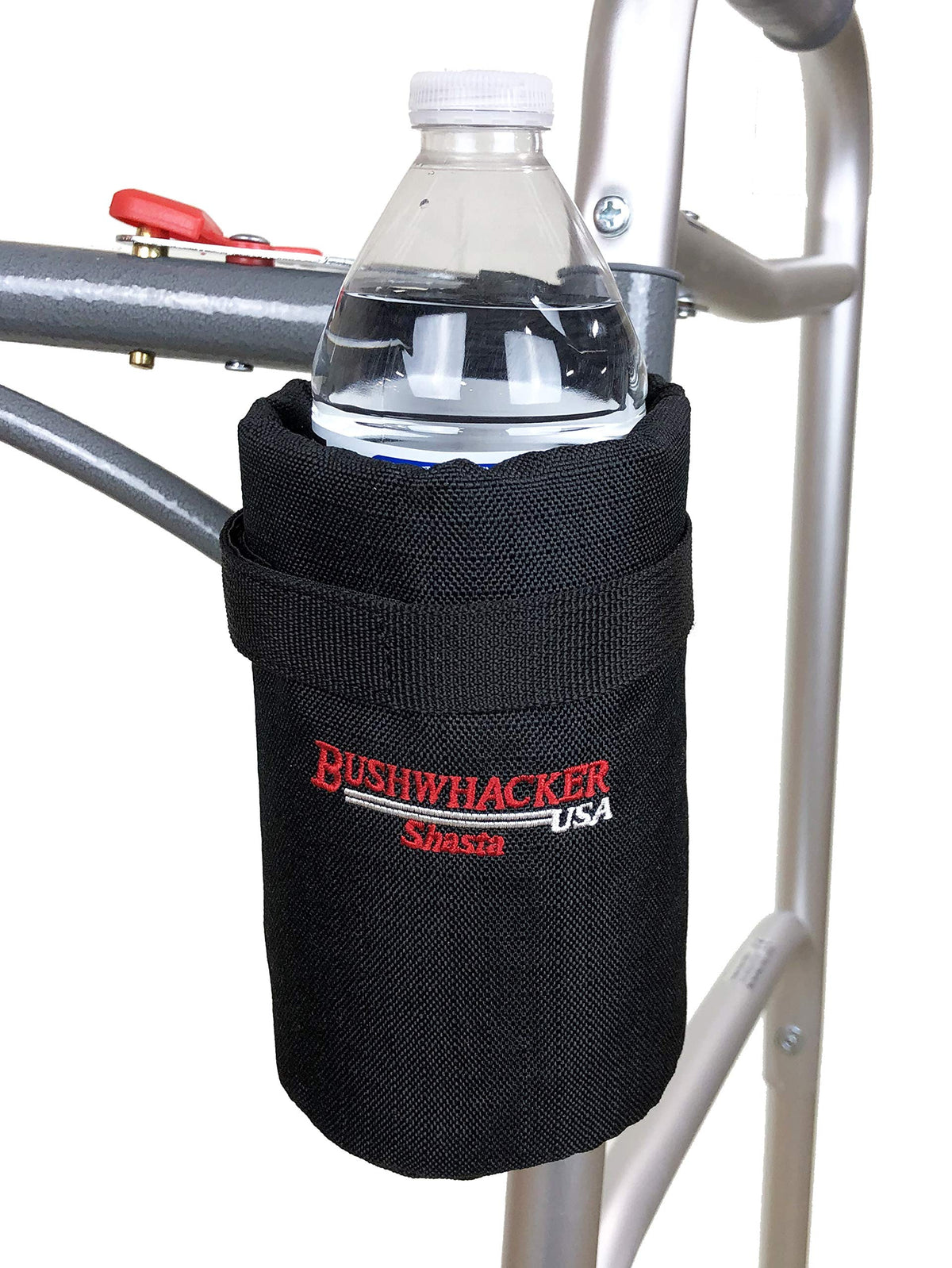 Insulated Drink Holder with Straps and Belt Loop for Walker, Wheelchair, Scooter, Stroller, Rollator, Bike, Crutch – Fits Cans, Bottles, and Cups