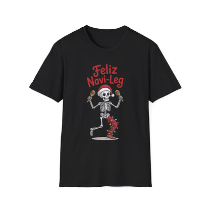 Amputee Humor, Limb Loss Awareness Tee,   Feliz Navi Leg V2