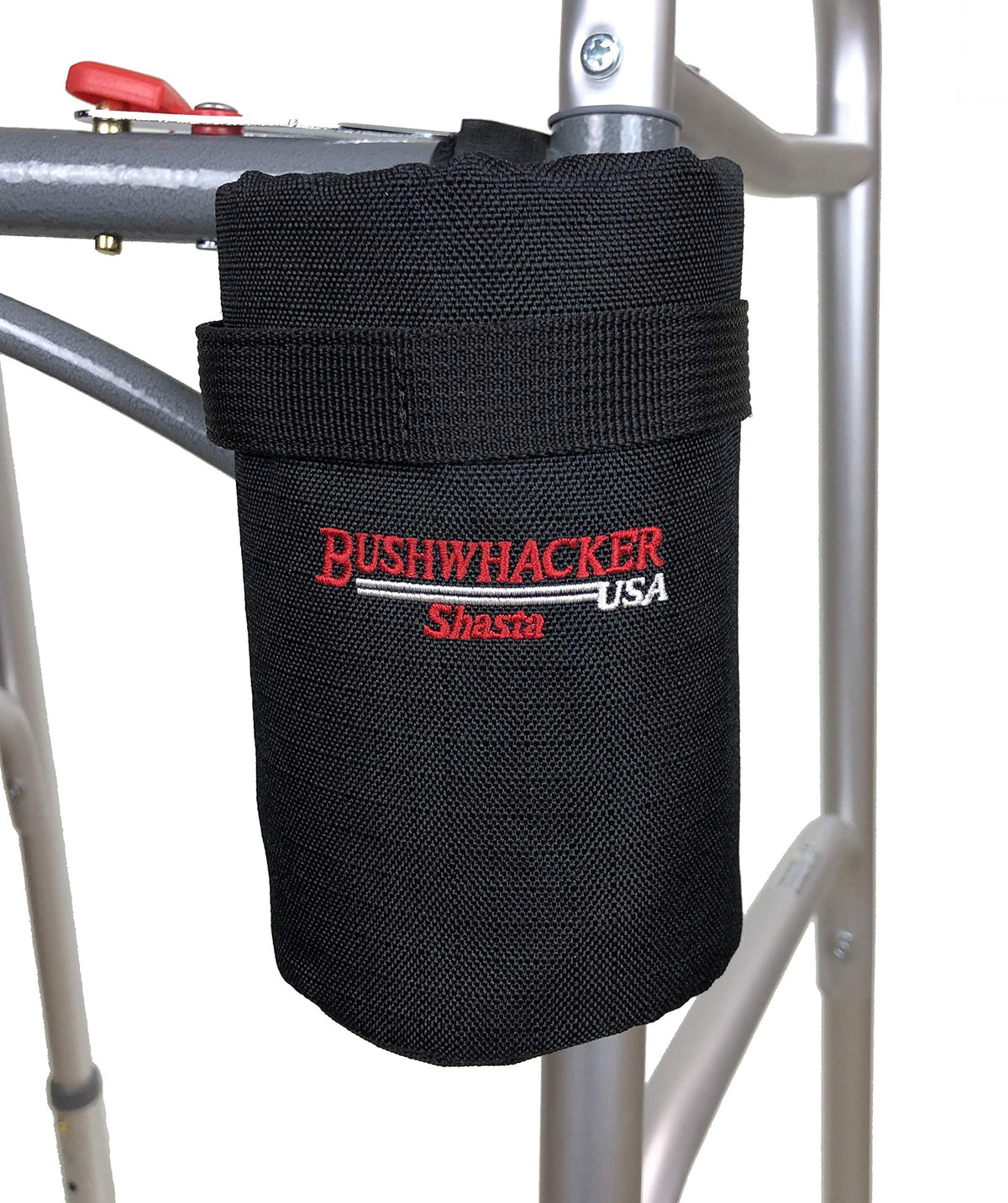 Insulated Drink Holder with Straps and Belt Loop for Walker, Wheelchair, Scooter, Stroller, Rollator, Bike, Crutch – Fits Cans, Bottles, and Cups