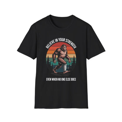 Amputee Humor, Limb Loss Awareness Tee,   Bigfoot Stand Tall V3b