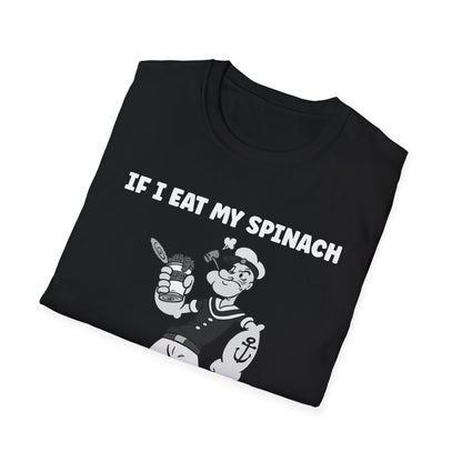 Amputee Humor, Limb Loss Awareness Tee,   Popeye V1b 4500 5100 Print