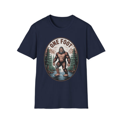 Amputee Humor, Limb Loss Awareness Tee,   One Foot V5