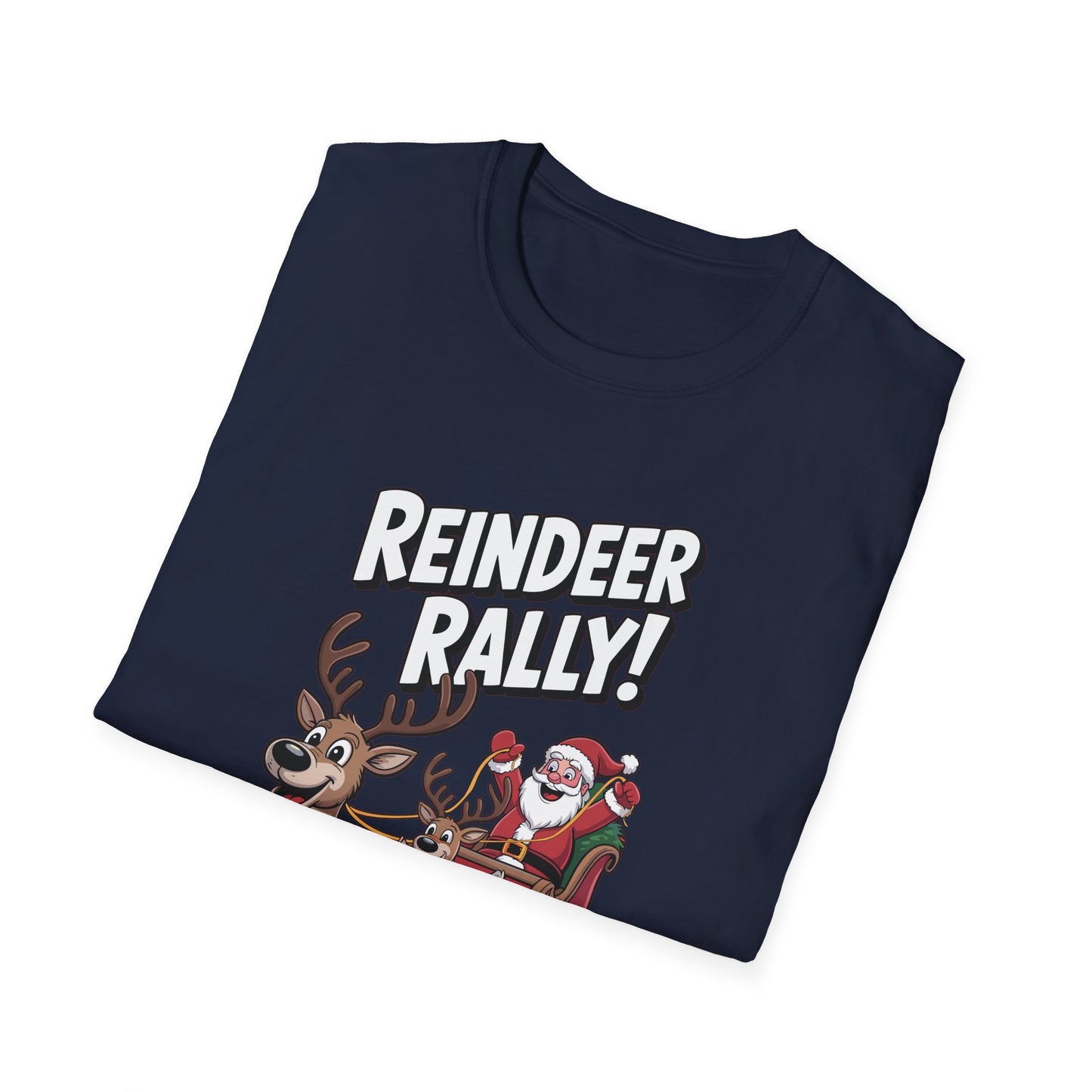 Amputee Humor, Limb Loss Awareness Tee,   Reindeer Rally Leg V1