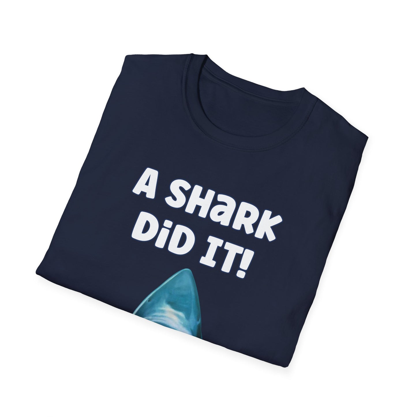 Amputee Humor, Limb Loss Awareness Tee,   A Shark Did It V2 Tank Top Print