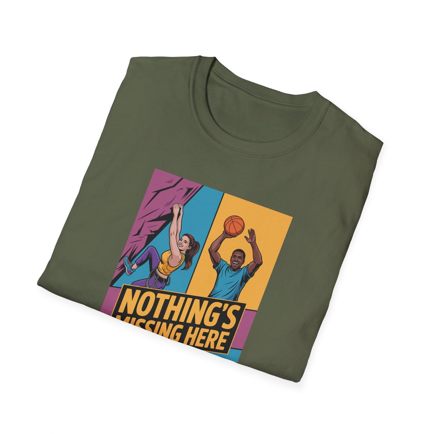 Amputee Humor, Limb Loss Awareness Tee,   Amputee Strong Nothing Missing V2