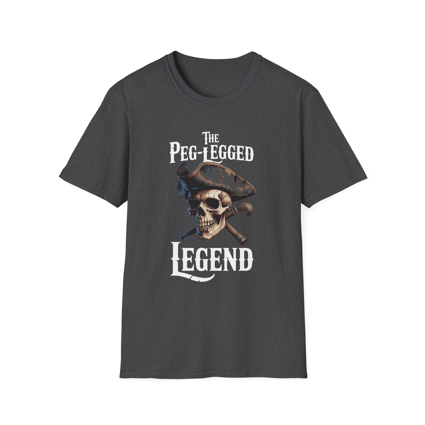 Amputee Humor, Limb Loss Awareness Tee,   Peg Leggend Legend V1b