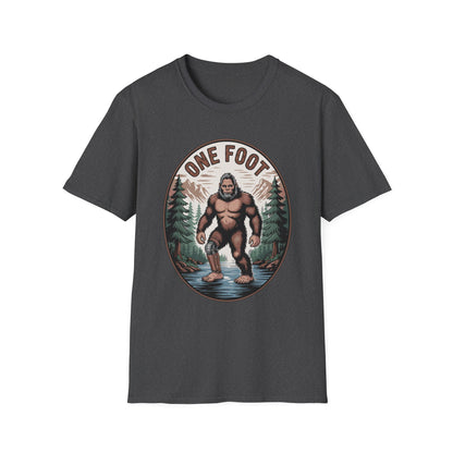 Amputee Humor, Limb Loss Awareness Tee,   One Foot V5