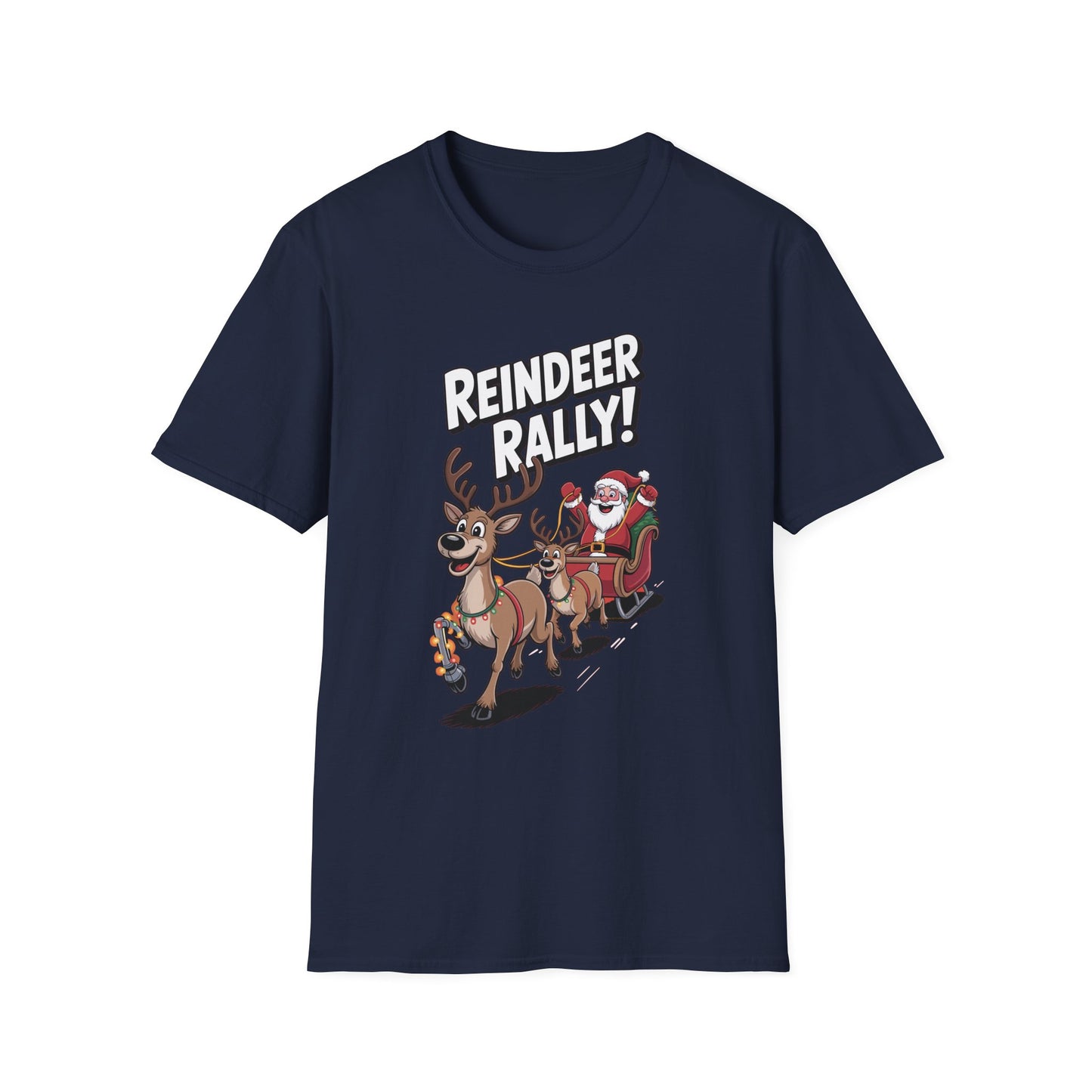 Amputee Humor, Limb Loss Awareness Tee,   Reindeer Rally Leg V1