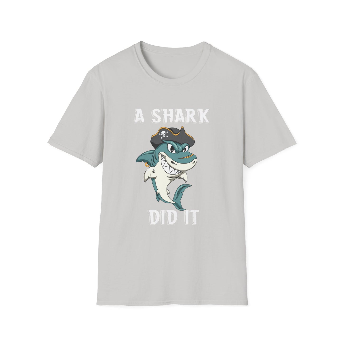 Amputee Humor, Limb Loss Awareness Tee,   Shark Week V2 Blk Shrt Print Wm