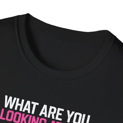 Amputee Humor, Limb Loss Awareness Tee,   What Are You Looking 2 Legged V1b Print