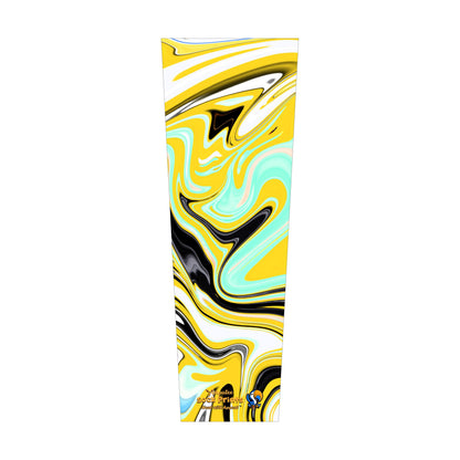 Abstract gold swirls v1 SLEEVE XL Mockup
