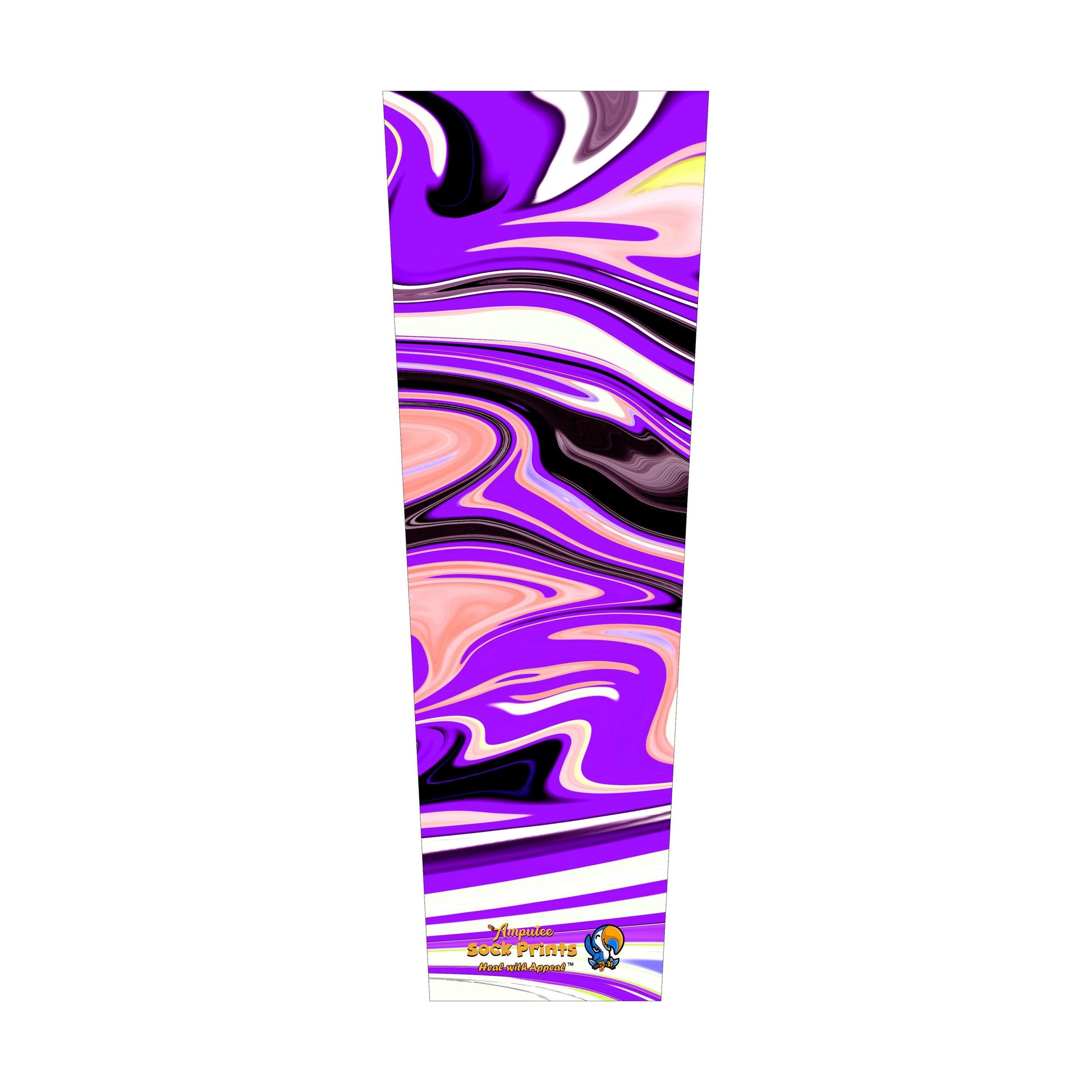 Abstract purple swirls v1 SLEEVE XL Mockup