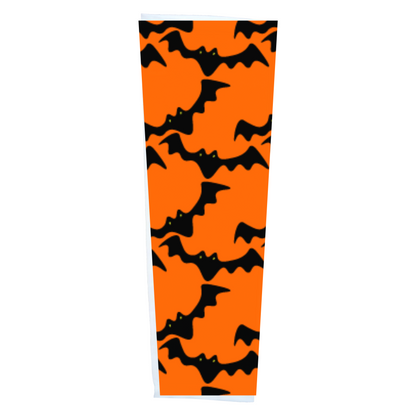Amputee Sock "Wallpaper Bats w orange bgnd", Prosthetic Limb Sock, 3ply Stump Sock