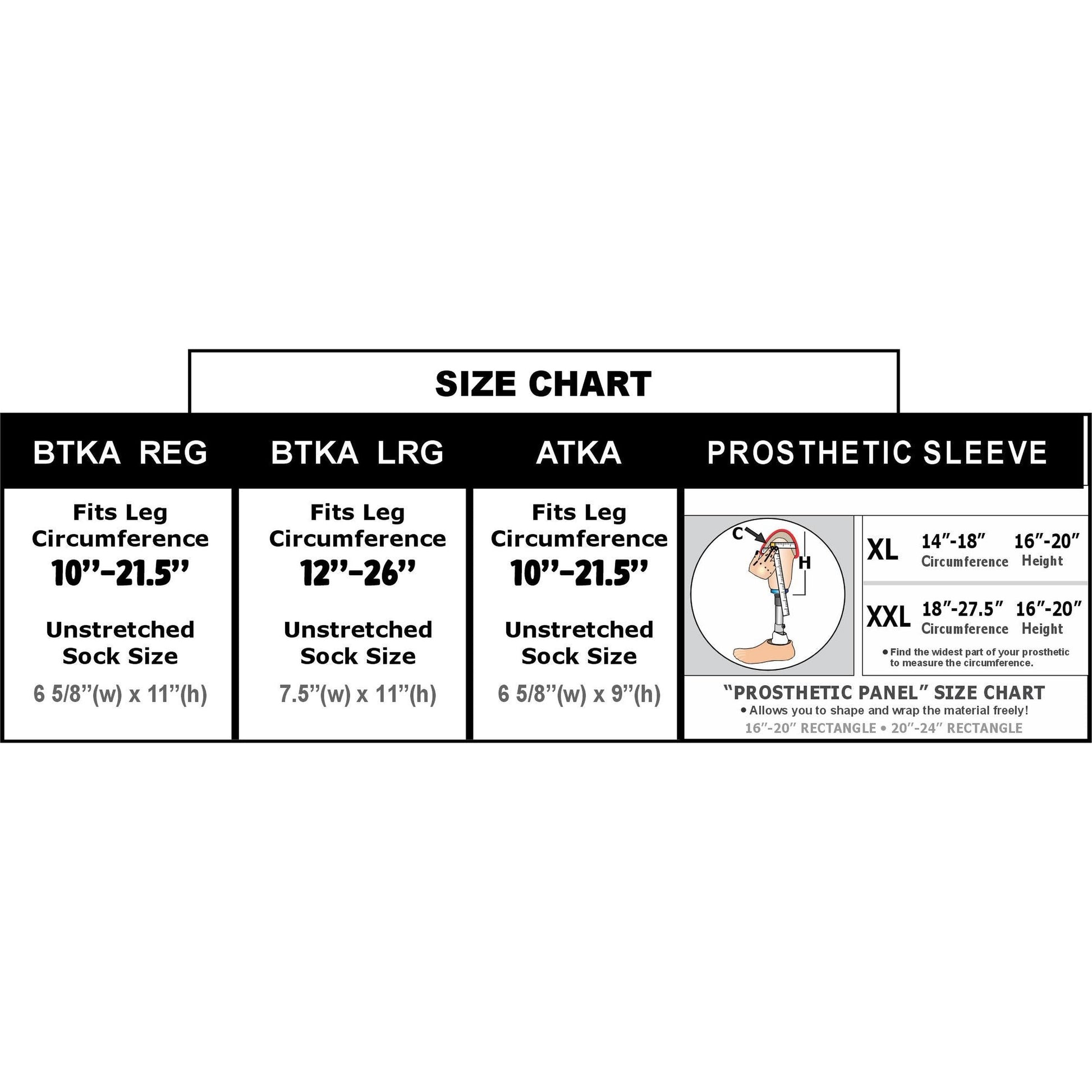 BTKA ATKA SLEEVE SIZES 2025