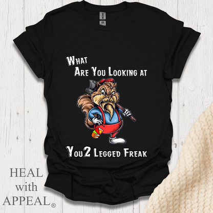What Are You Looking At V1 Blk Shrt Print - Black