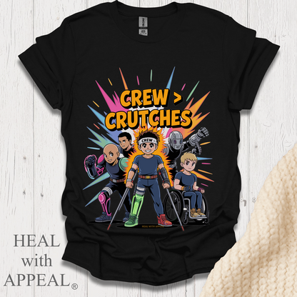 Crew N Crutches V1 - Black
