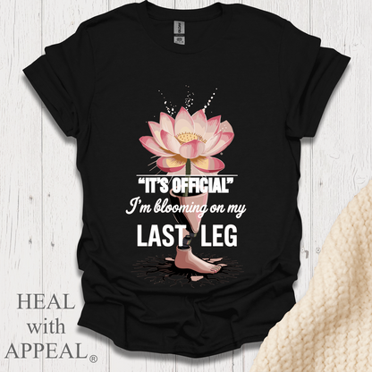 Blooming On My Last Leg V1b - Black