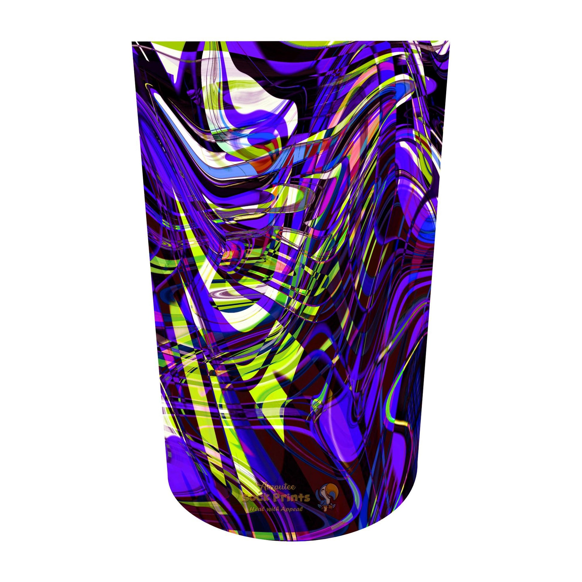 stump shrinker sock Bold rich pattern V1