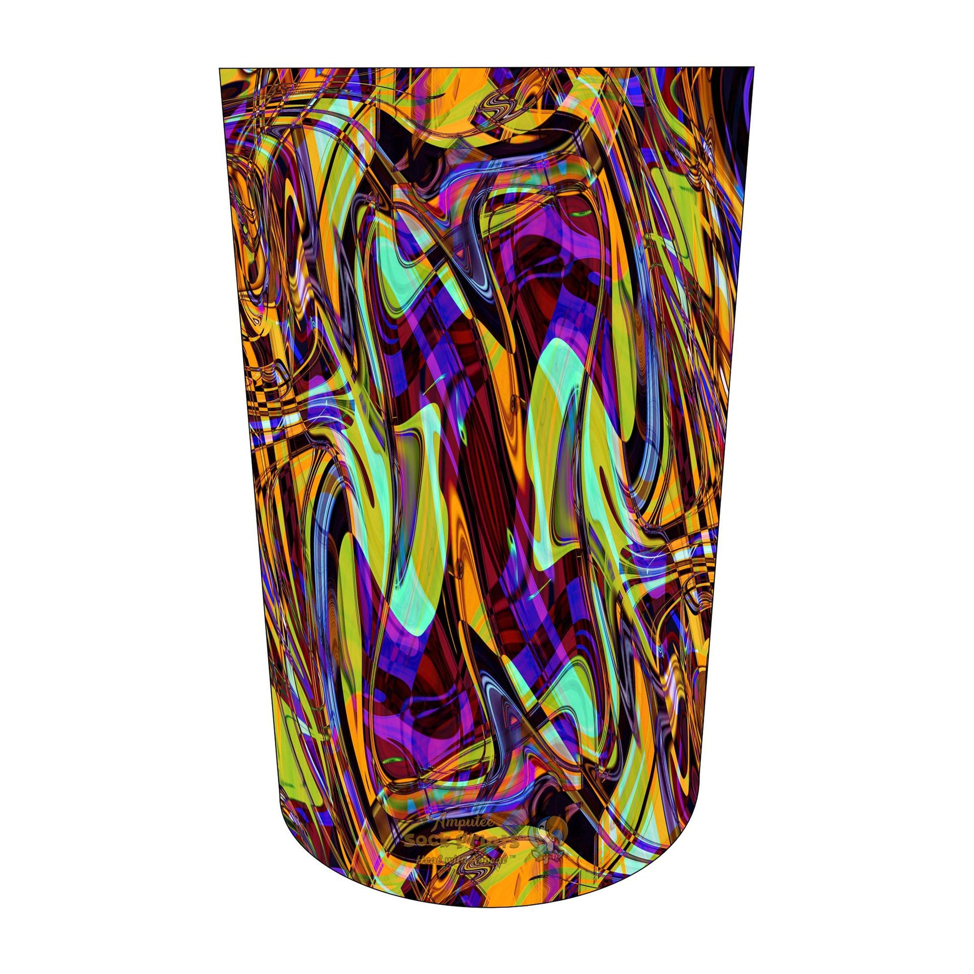 amputee sock Bold rich pattern V3