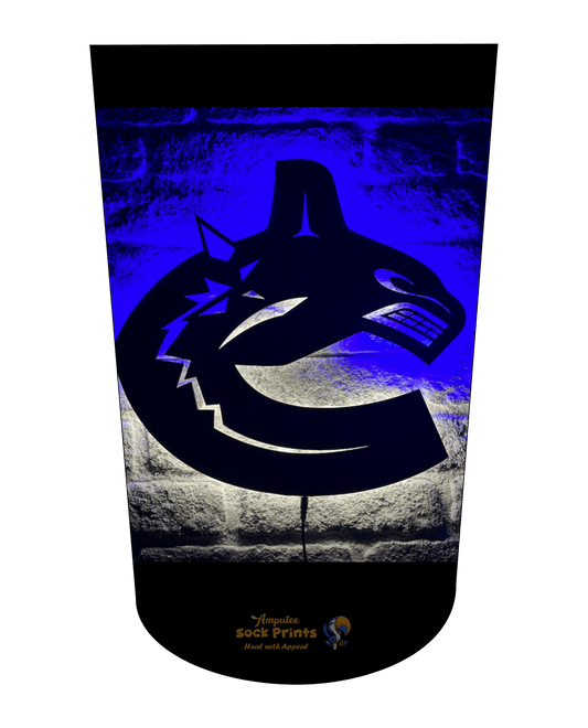 canucks ice hockey stump sock