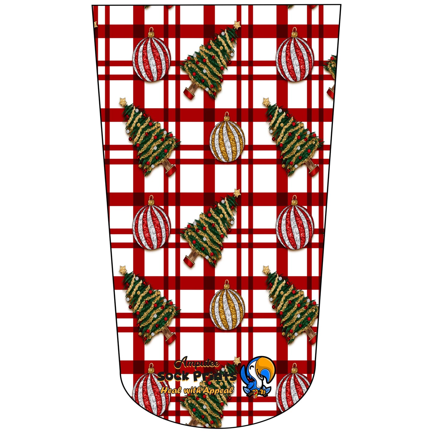 Christmas Gold Tree Sash V1