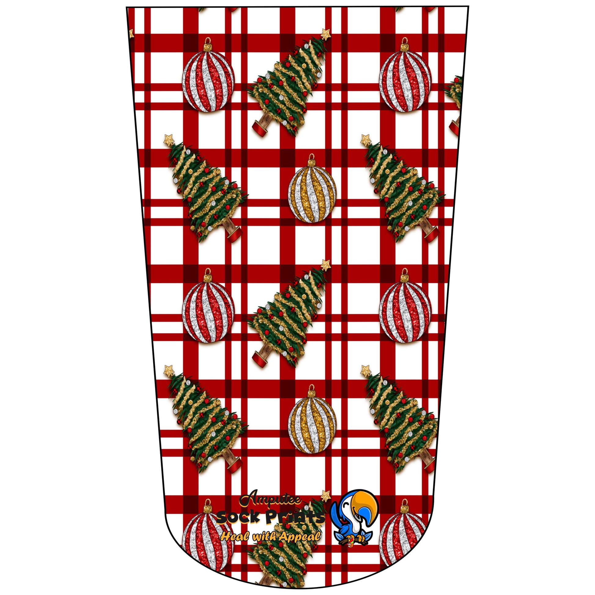 Christmas Gold Tree Sash V1