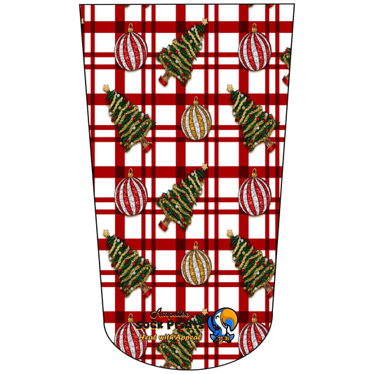 Christmas Gold Tree Sash V1