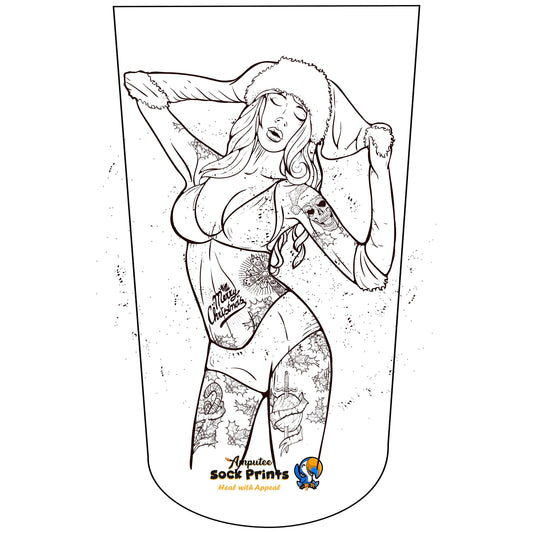 Christmas Tattoo Gal V2