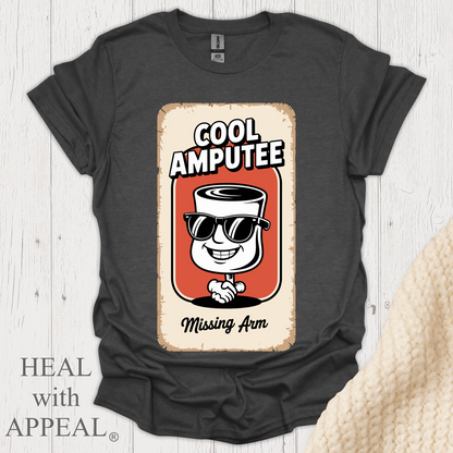 Arm Amputee Missing Left Arm V1 - Dark Heather