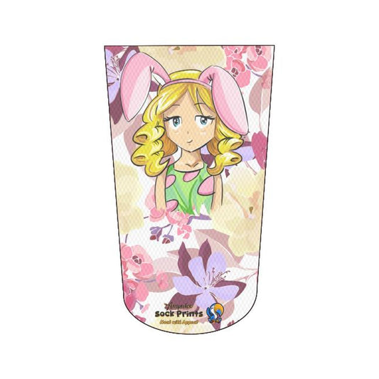 Easter Girl Floral bgnd V1