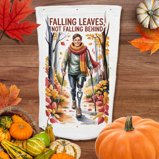 Halloween Amputee Socks – Falling Leaves Not Behind V1 | 3ply Stump Sock