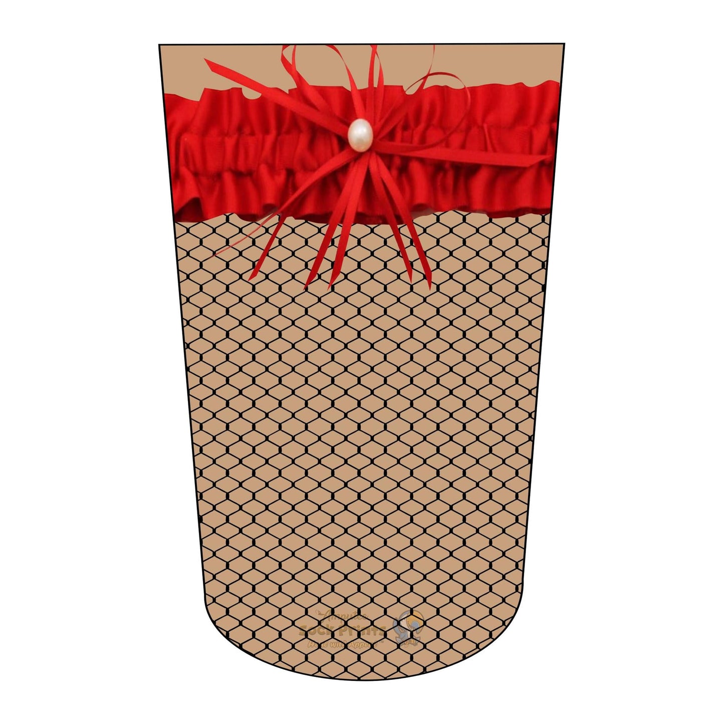 Fishnet Stocking Caramel Skin Color V4