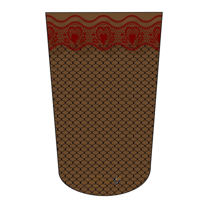 Fishnet Stocking Dark Brown Skin Color V2