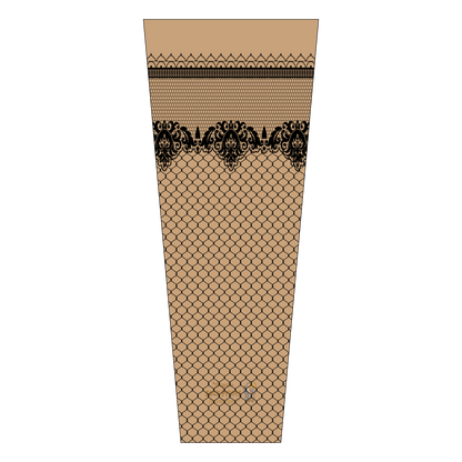 Amputee Sock "Fishnet Stocking V1" 3ply Stump Sock, Prosthetic Limb Sock
