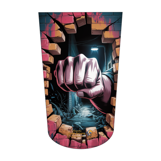 Amputee sock, Fist through wall V3 BTKA