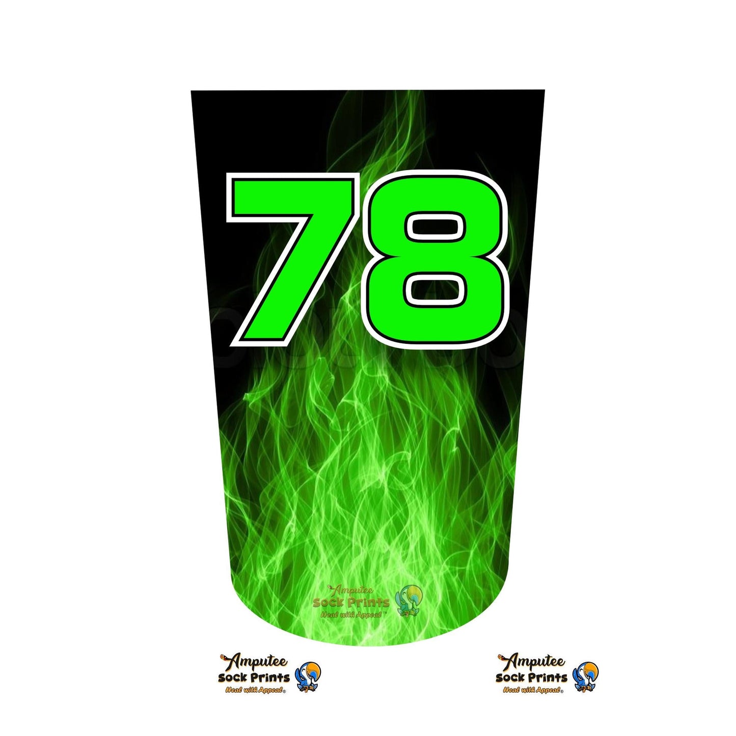 Flames Green 78 BTKA REG V2 Mockup