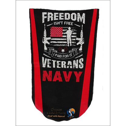 Freedom isnt Free Navy red sock V1