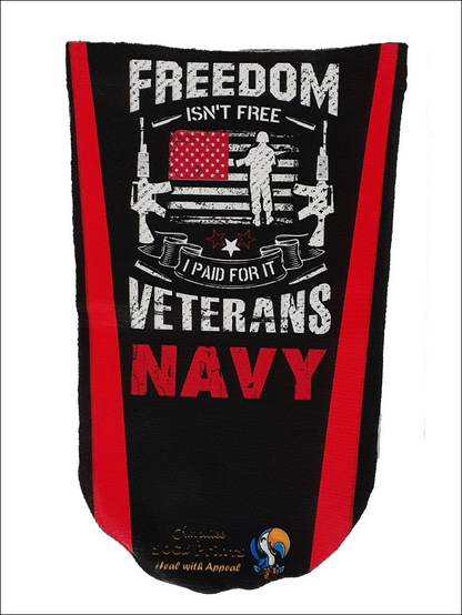 Freedom isnt Free Navy red sock V1