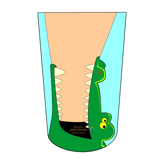 shrinker sock art above the knee