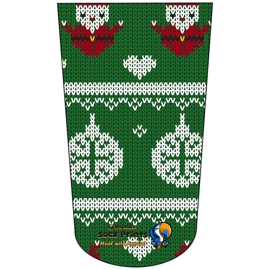Knitted Green Santa V1