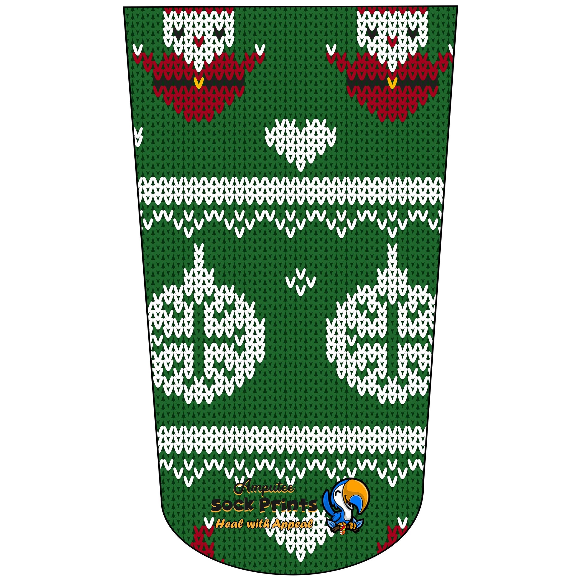 Knitted Green Santa V1
