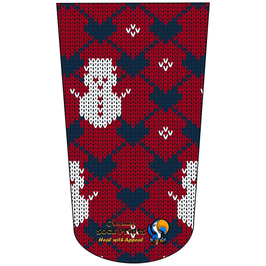 Knitted Red Snowman V1