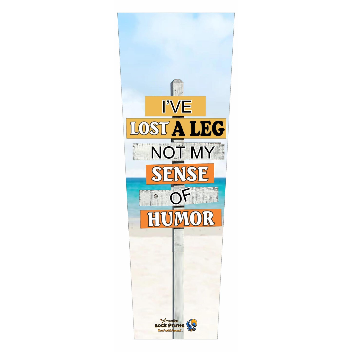 Lost a leg not my humor V1 SLEEVE xl