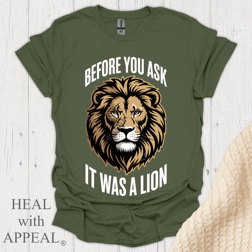 It Was A Lion V2b - Military Green