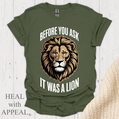 It Was A Lion V2b - Military Green
