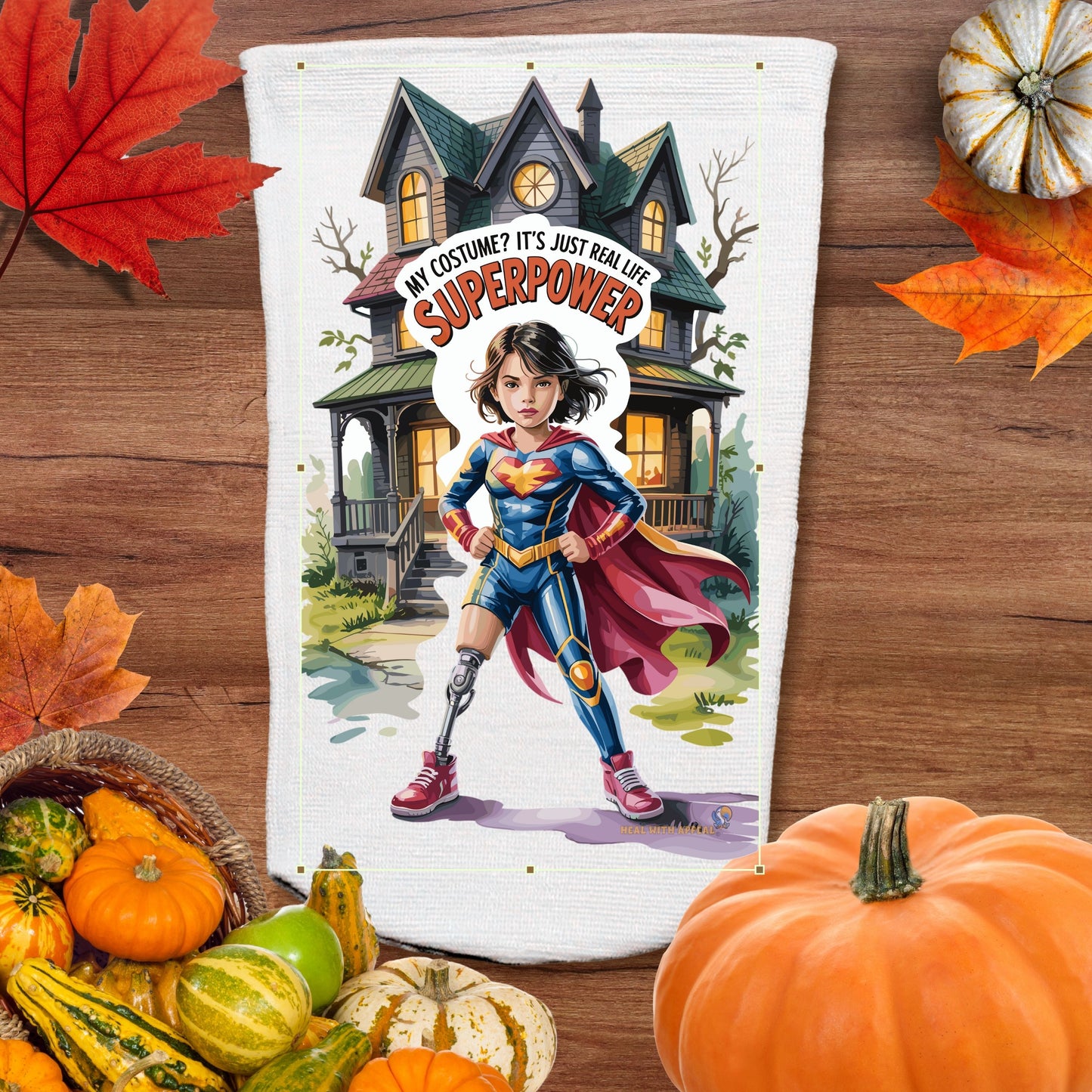Halloween Amputee Socks – My Costume Is My Superpower V2 | 3ply Stump Sock